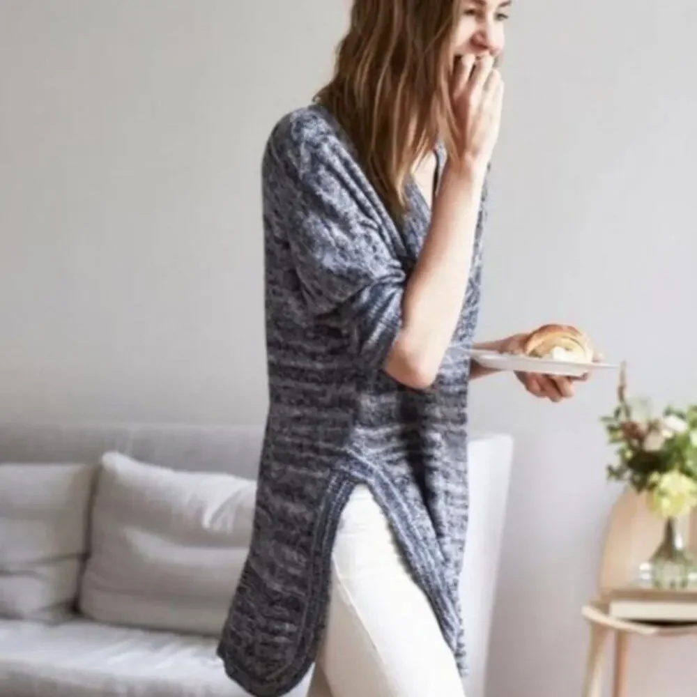 Anthropologie Field & Flower Spacedye Cowl Neck Sweater